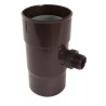 Nicoll PVC-Ti regentonvulautomaat met 1" aansluiting bruin Ø100