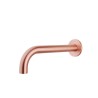 Caral baduitloop rond 25 cm 1/2'' geborsteld koper