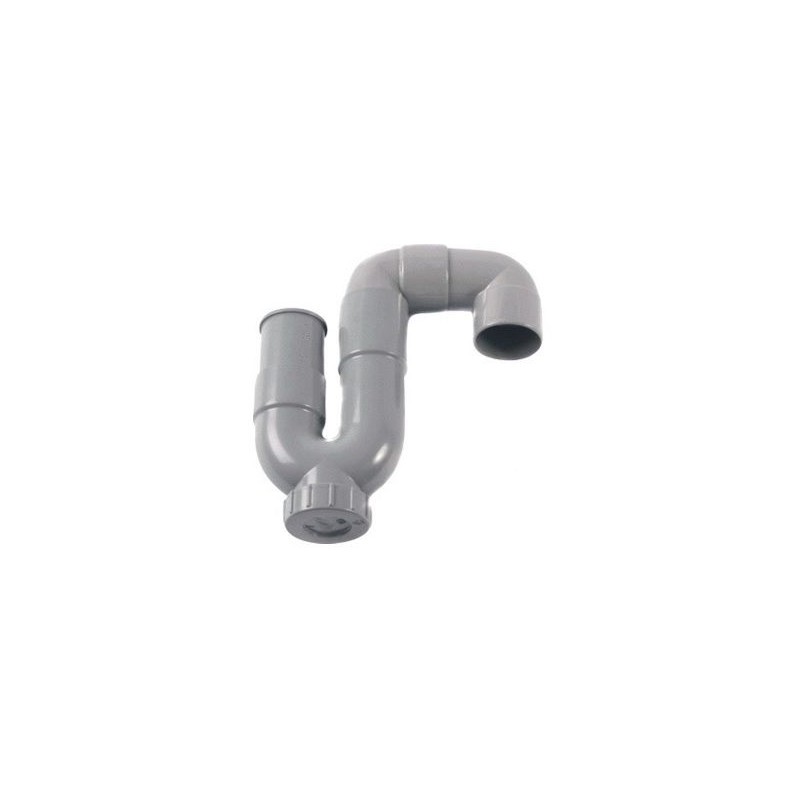 Dyka universeel sifon 32 mm grijs