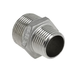BONFIX RVS Verloopnippel 3/4" bu.dr. x 1/2" bu.dr.