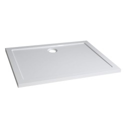 luxe douchebak SMC rechthoek 120x80x4 cm wit