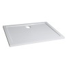 luxe douchebak SMC rechthoek 120x80x4 cm wit