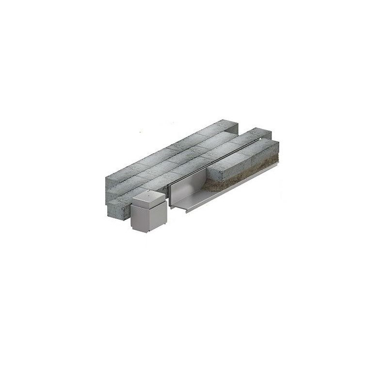 ACO Slotline inspectiestuk 150 + 850mm verzinkt staal