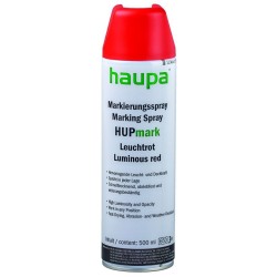 Markeerspray HUPmark rood Aerosol 500 ml Haupa