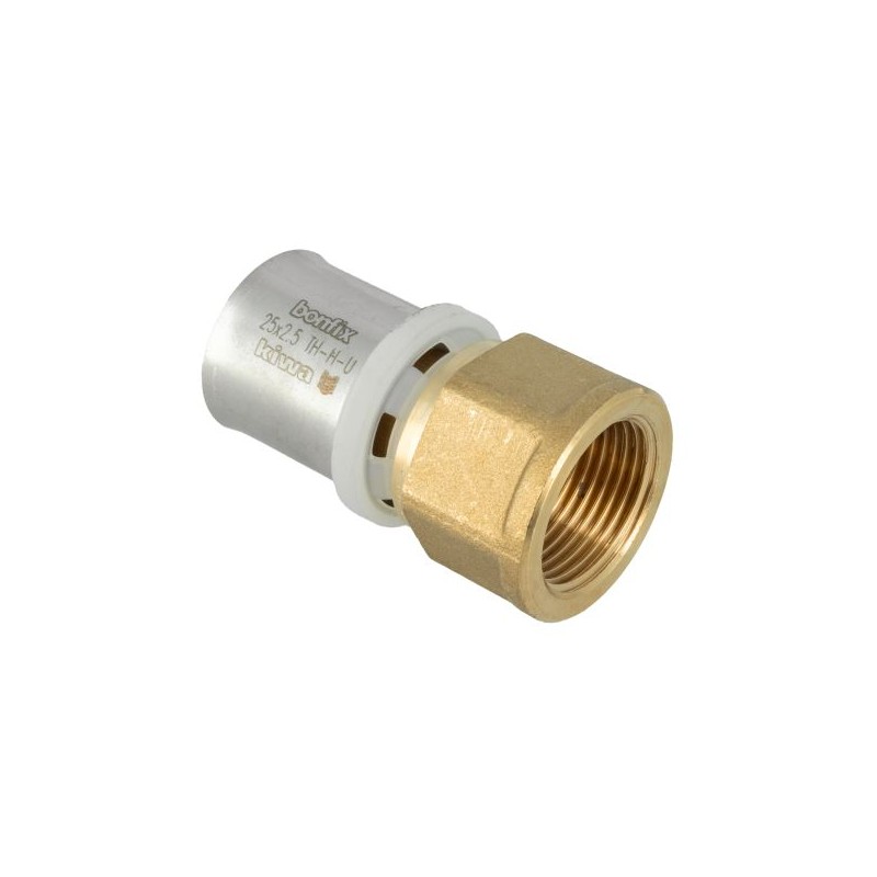 BONFIX Alu-pers schroefbus 3/4" bi.dr. x 25 mm