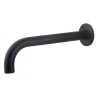 Caral baduitloop rond 25 cm 1/2'' mat zwart