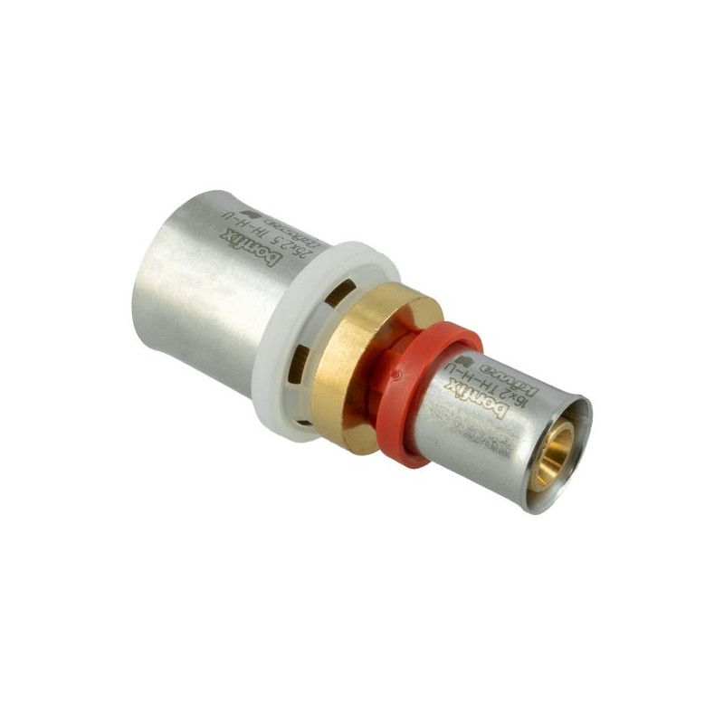 BONFIX Alu-pers rechte verloopkoppeling 25 x 16 mm