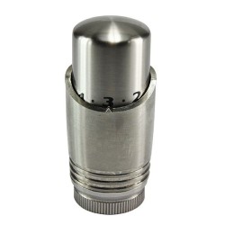 Riko luxe thermostaatknop M30 geborsteld staal