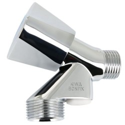 BONFIX wasmachinekraan 1/2" x 3/4" chromen knop - geen keerklep