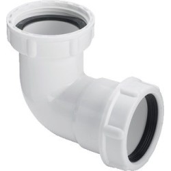 Viega aansluitbocht 1-1/2" x 40 mm wit