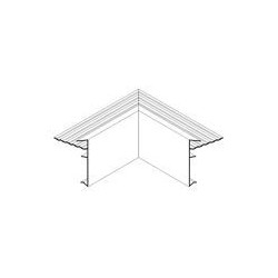 Roval aluminium binnenhoek premium 80 x 60 mm