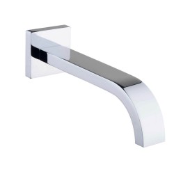 Rombo baduitloop vierkant 20 cm 1/2'' chroom