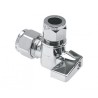 BONFIX Minikogelkraan haaks knel 15x10 (chromen knop)