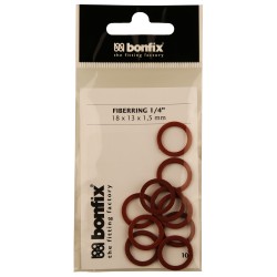 BONFIX Fiberring 1/4" (18 x 13 x 1,5 mm) 10 stuks