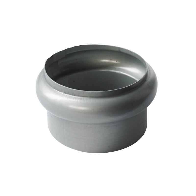 RHEINZINK prePATINA blue-grey enkele overschuifwrong Ø100 mm