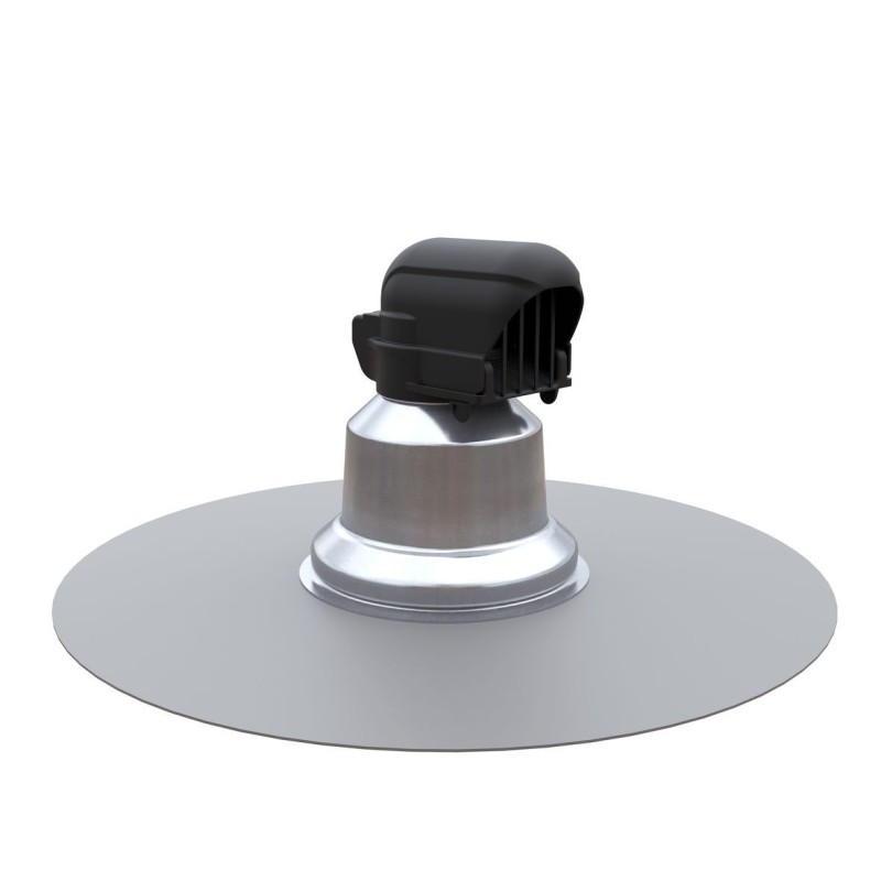 Kabel- en Leidingdakdoorvoer 50 0° Alu Armourplan SM geïsoleerd