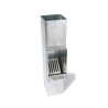 RHEINZINK Bladafscheider bladvanger 80mm vierkant zink walsblank