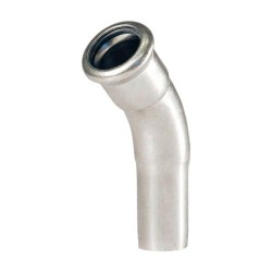 BONFIX M-press RVS-water insteekbocht 45° 35 x Ø35 mm