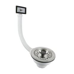 BONFIX Plug 40 mm met overloop vierkant