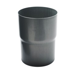 RHEINZINK prePATINA graphite-grey verbindingsmof Ø80 mm