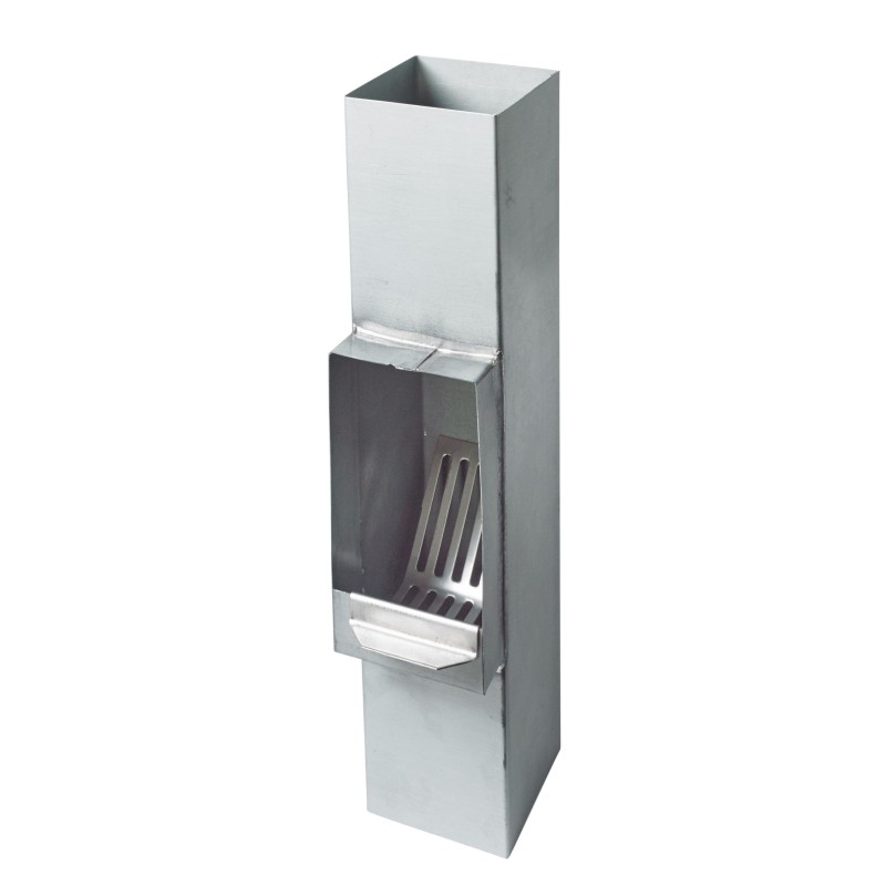 RHEINZINK Bladafscheider bladvanger 100mm vierkant blue-grey