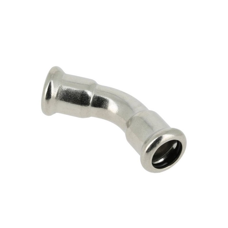 BONFIX M-press RVS-water bocht 45° 54 x 54 mm