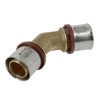 BONFIX Alu-pers bocht 45° 32 x 32 mm