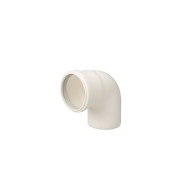 Ubbink Rolux bocht 87° - Ø80 - PP wit
