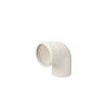 Ubbink Rolux bocht 87° - Ø80 - PP wit