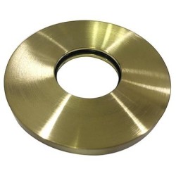 Caral rozet uitloop eenhendel wastafelkraan 65 mm geborsteld messing