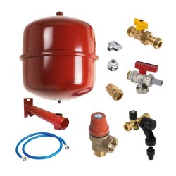BONFIX CV Ketel installatiepakket 18 liter Reflex expansievat rood SIM