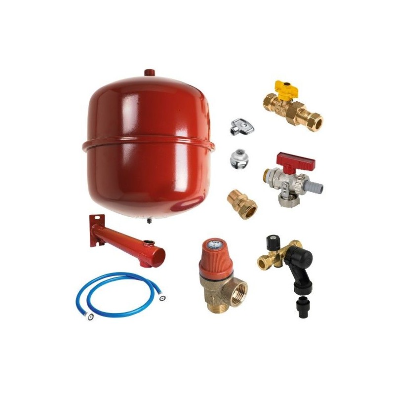 BONFIX CV Ketel installatiepakket 18 liter Reflex expansievat rood SIM