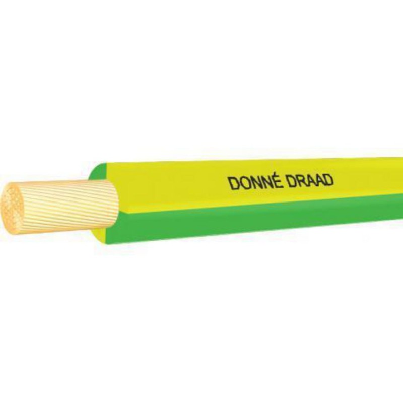 Installatiedraad VD Eca-D-geel/groen 2,5mm2 Donn - doos a 100 mtr.