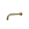 Caral baduitloop rond 30 cm 1/2'' geborsteld messing