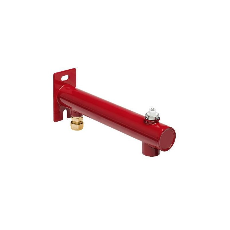 BONFIX Expansievat console 3 gats - rood -messing puntstuk ontluchter 