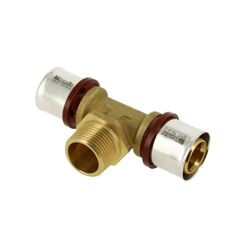 BONFIX Alu-pers T-stuk 32 x 1" bu.dr. x 32 mm