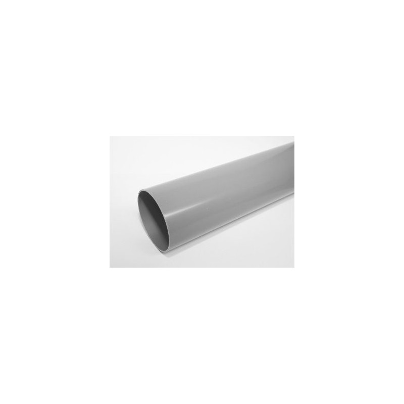 HWA pvc buis 80 x 1.5 mm grijs 5,55 mtr.