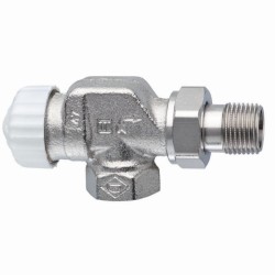 Heimeier thermostatische kraan 3/8" haaks verkeerd