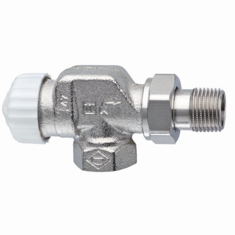 Heimeier thermostatische kraan 3/8" haaks verkeerd