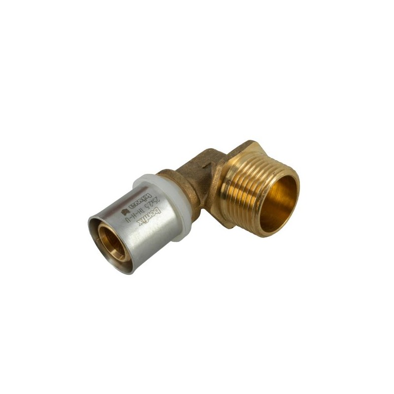 BONFIX Alu-pers kniekoppeling 1" bu.dr. x 25 mm