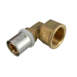 BONFIX Alu-pers kniekoppeling 1" bi.dr. x 25 mm