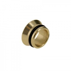 BONFIX Messing insert 15 mm vlak met O-ring