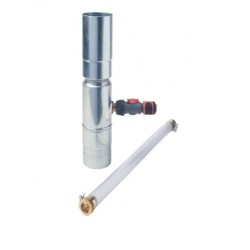 RHEINZINK hemelwateropvang / regentonvuller Ø100 mm walsblank