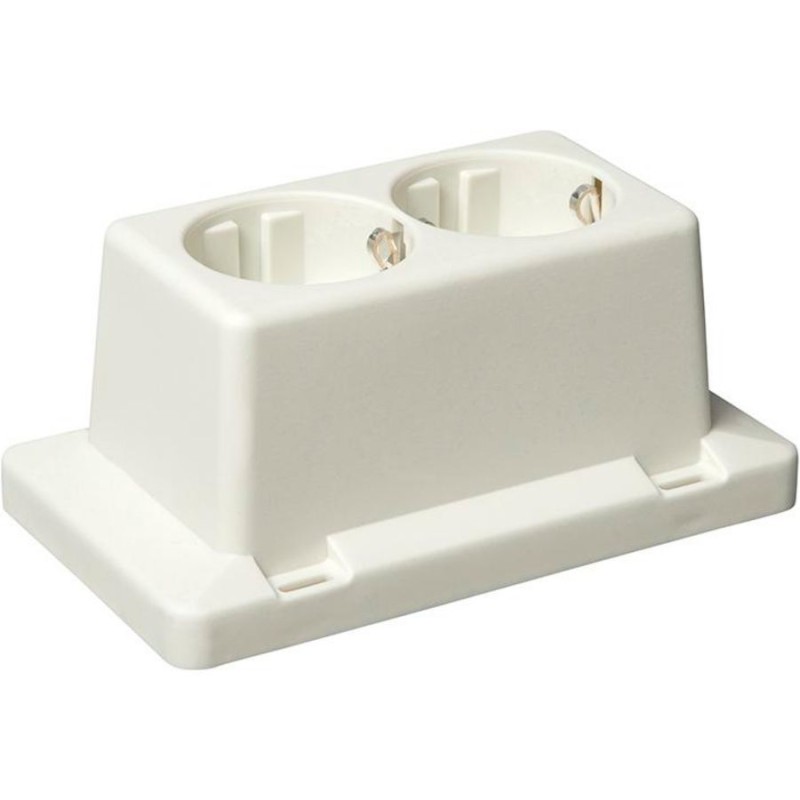 ABB Deksel 3611 met 2-voudige wandconactdoos gerecycled kunststof