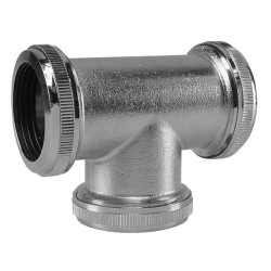 UniMatch buisverbinder T-stuk 32 mm chroom