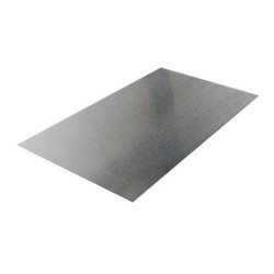 zinken plaat (titaan) 2250 x 1000 x 0,80 mm +- 13 kg.