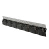 Ubbink Airtec Combiprofiel 190mm x 1085mm zwart