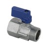 BONFIX Minikogelkraan vertind 1/2" bi. x bu. (blauwe knop)