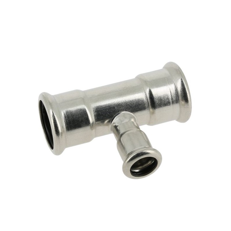 BONFIX M-press RVS-water T-stuk 22 x 12 x 22 mm
