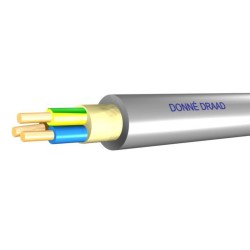 Installatiekabel YMvK/1000 Dca-D-grijs 5G2,5mm2 Donn ring a 100 mtr.